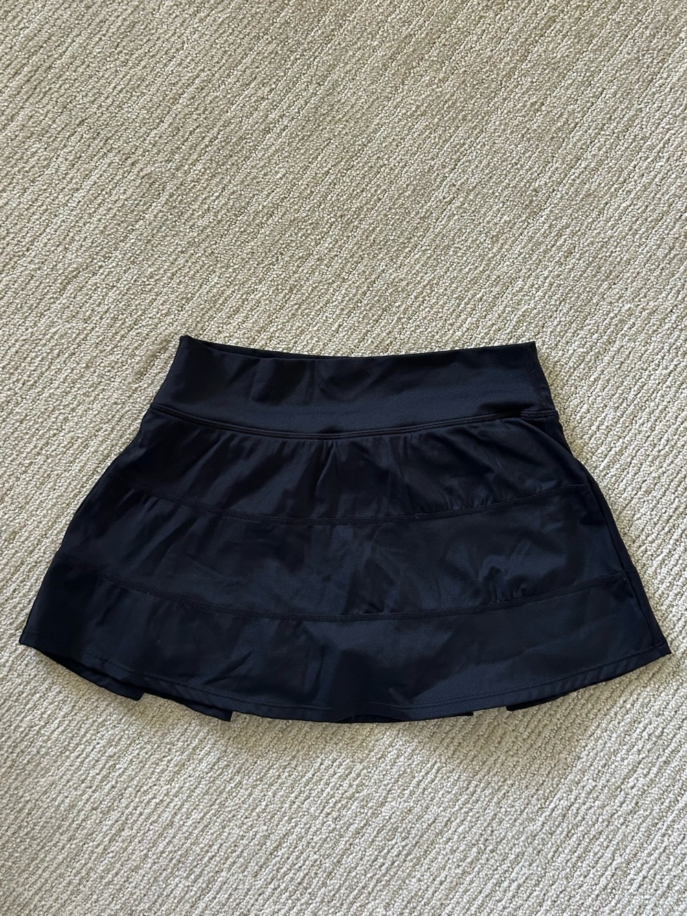 Black Serves Up Solid Pleated Skort Altar'd State
